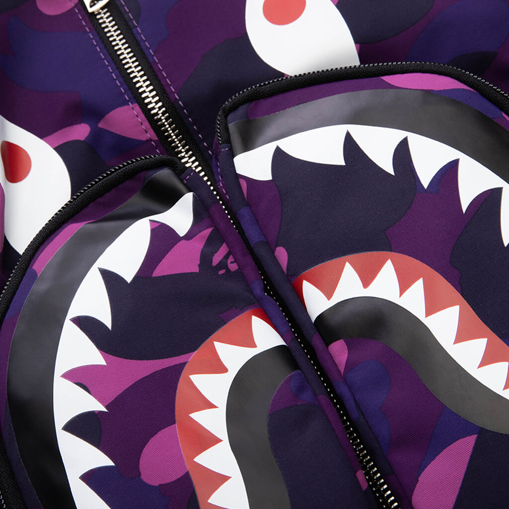 Color Camo Shark Daypack - Purple – Feature