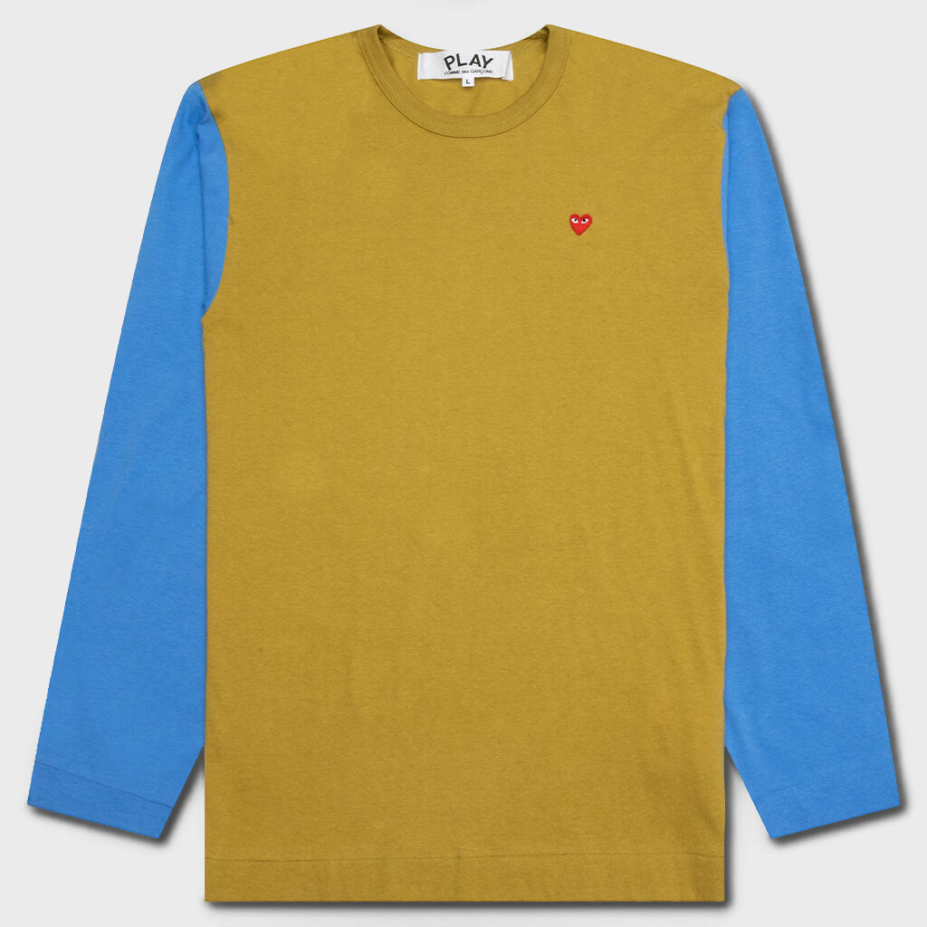 Bi-Color T-Shirt - Olive/Blue