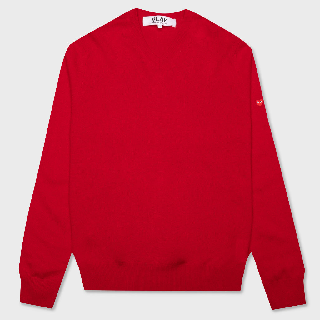 Small Heart Sweater - Red