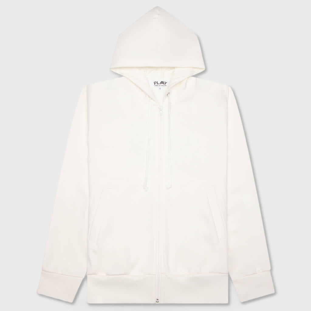 Women's Full-Zip Hoodie - Off-White