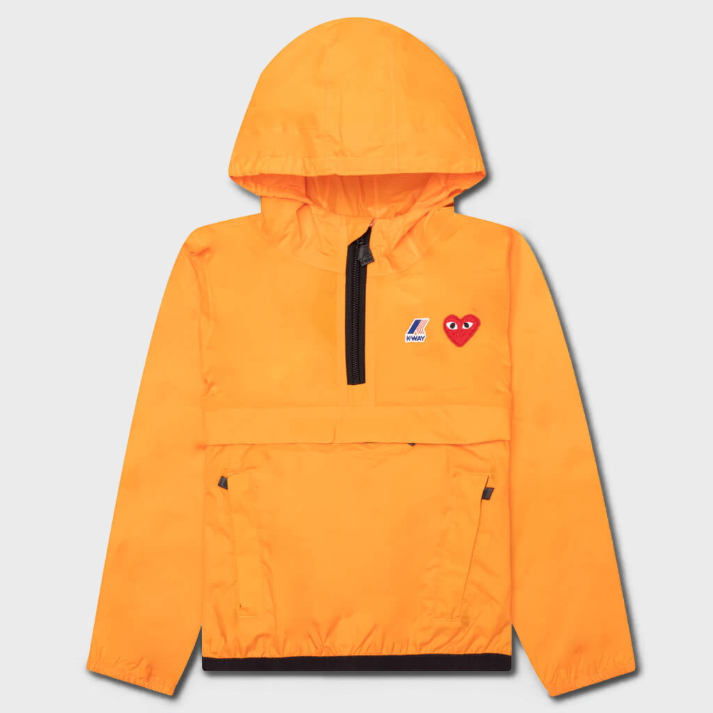 Kids Half Zip Jacket - Orange