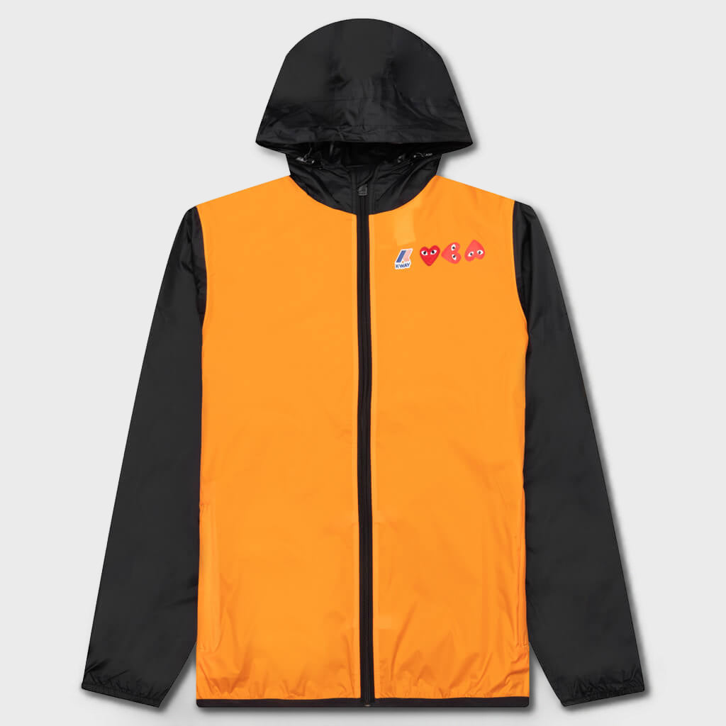 Logos Full Zip Jacket - Orange/Black