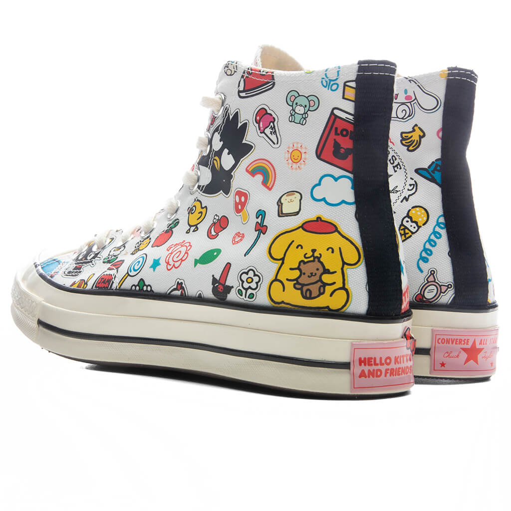 キティーちゃん Converse x Hello Kitty Chuck 70 Hi - White/Pink/Green – Feature