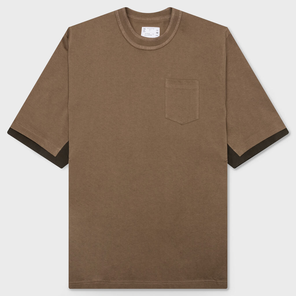 Cotton Jersey T-Shirt - Beige