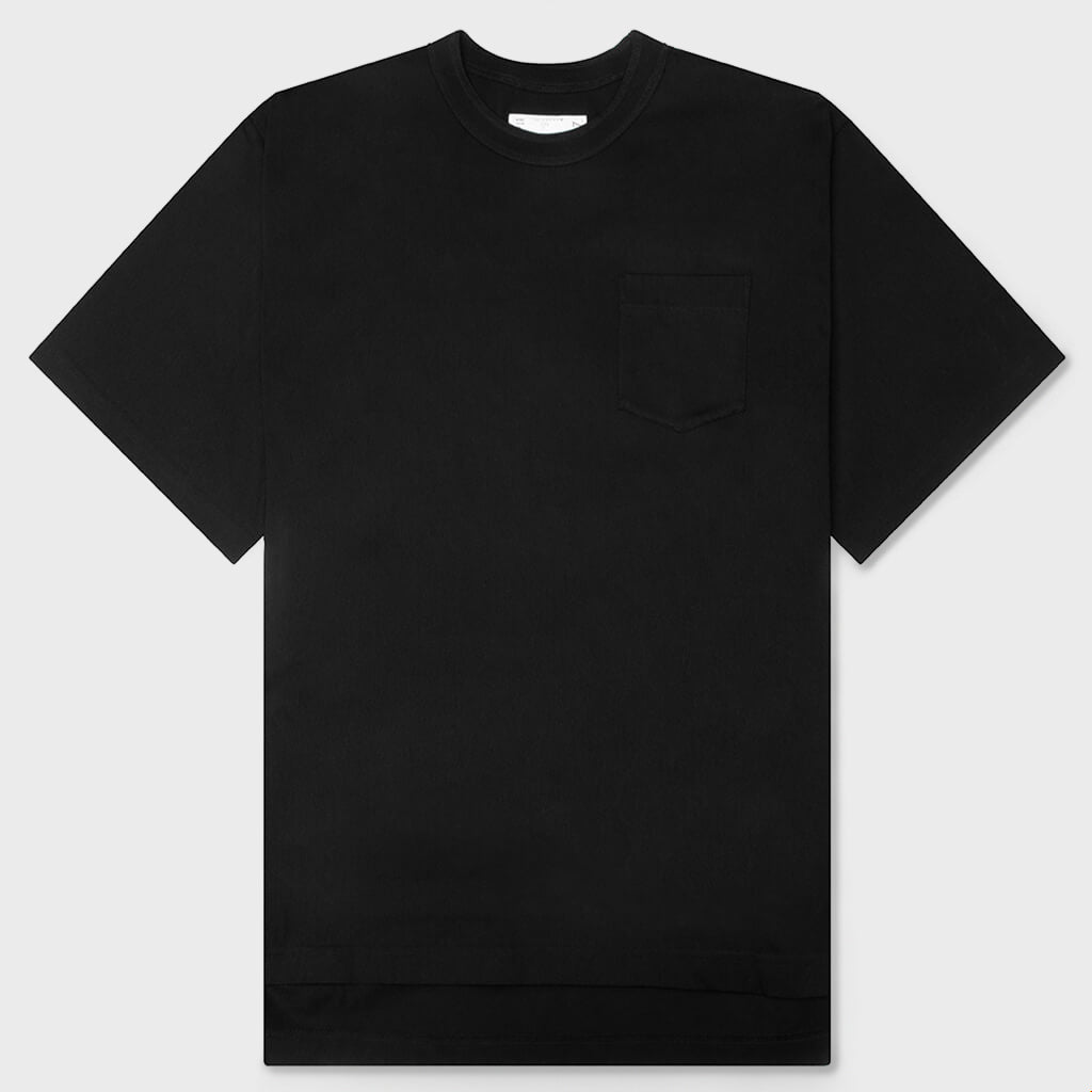 Cotton Jersey T-Shirt - Black