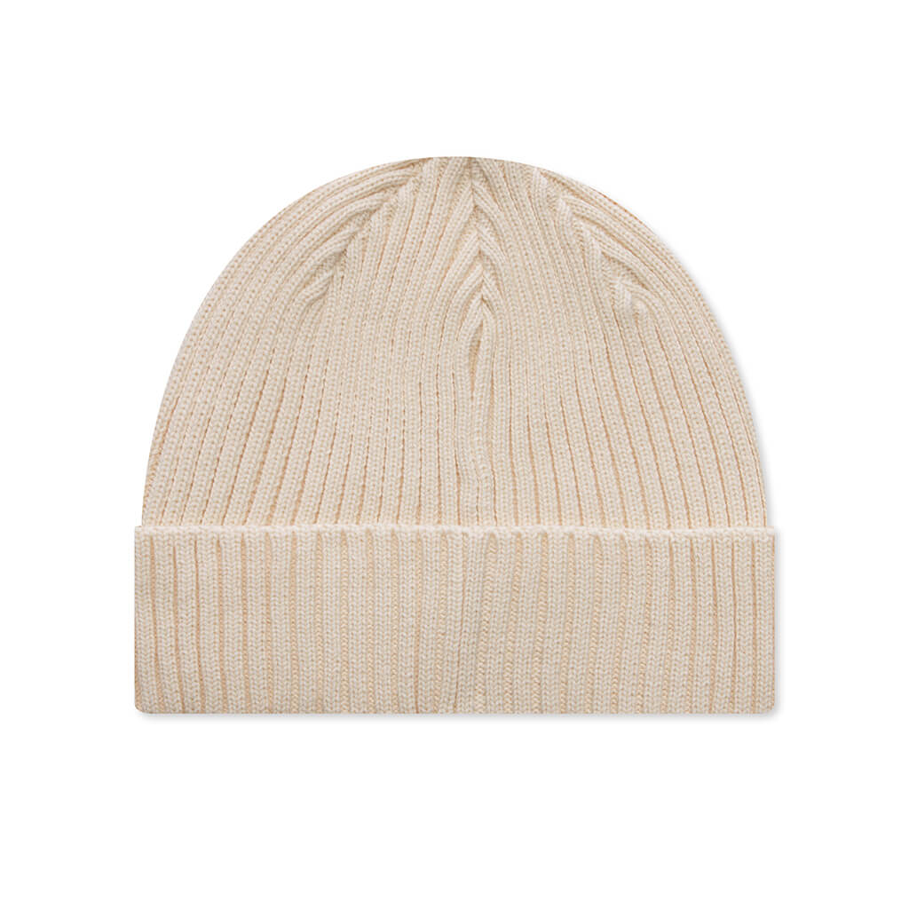 Cotton Rib Beanie - White – Feature