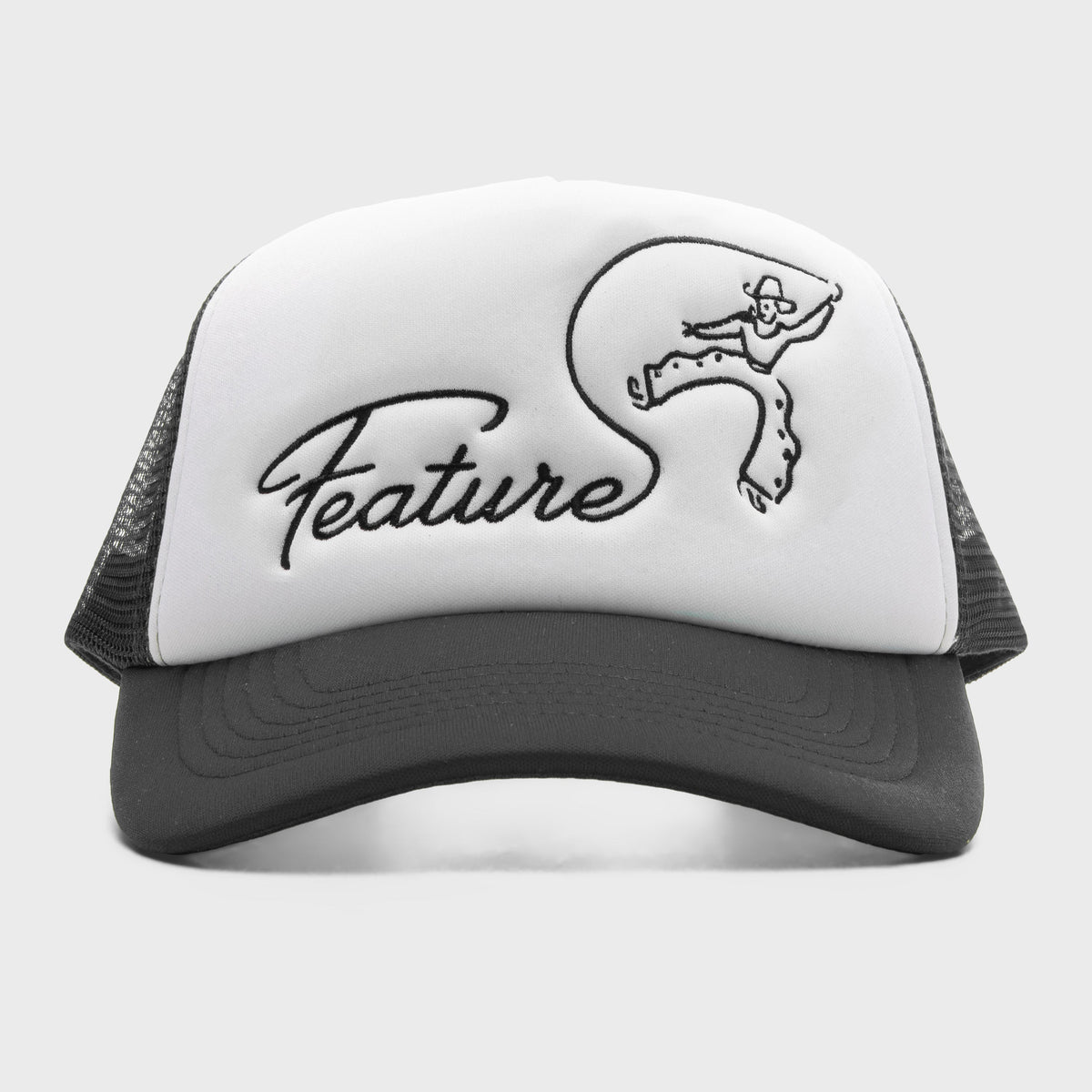 Cowboy Trucker - Black/White