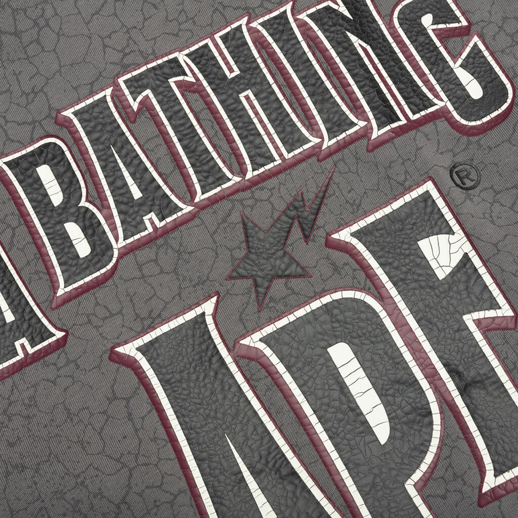 Crack Print Pattern Logo Relaxed Fit Tee - Black – Feature