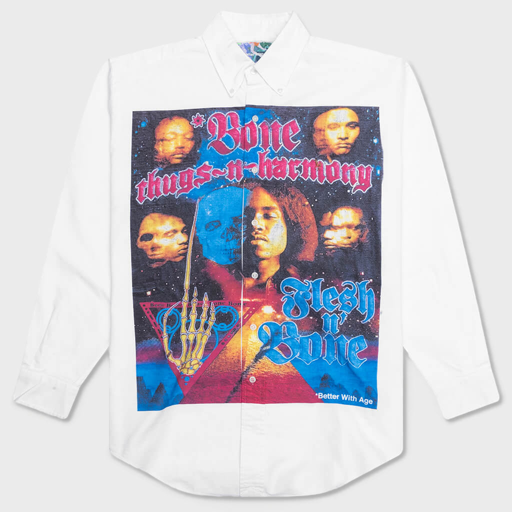 Crossroads Button Down - White