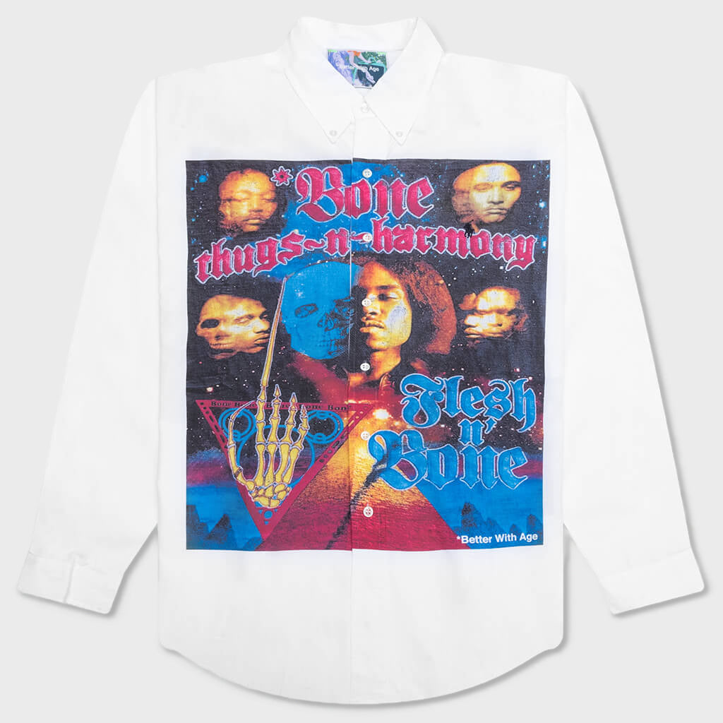 Crossroads Button Down - White