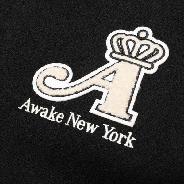 Crown Embroidered Varsity Jacket – Awake NY