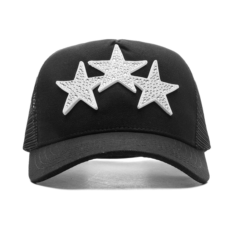AMIRI Black Cap with White Stars Amiri Black Star Trucker Hat | eBay main image 3