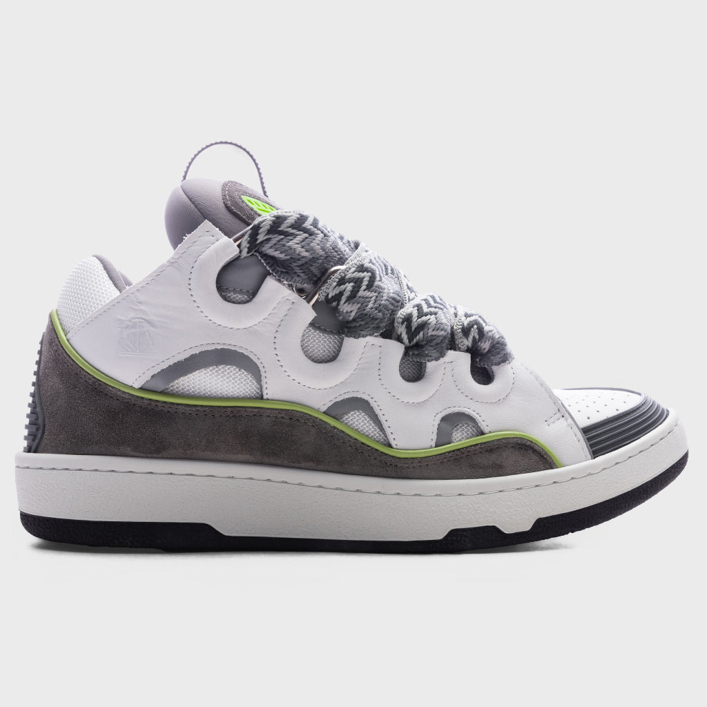 Curb Sneakers - White/Grey