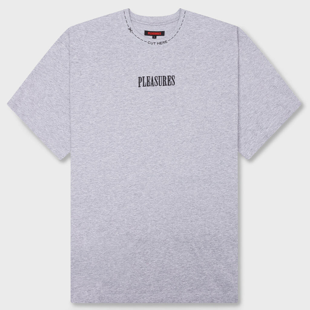 Cut Here Heavyweight Shirt - Heather Grey