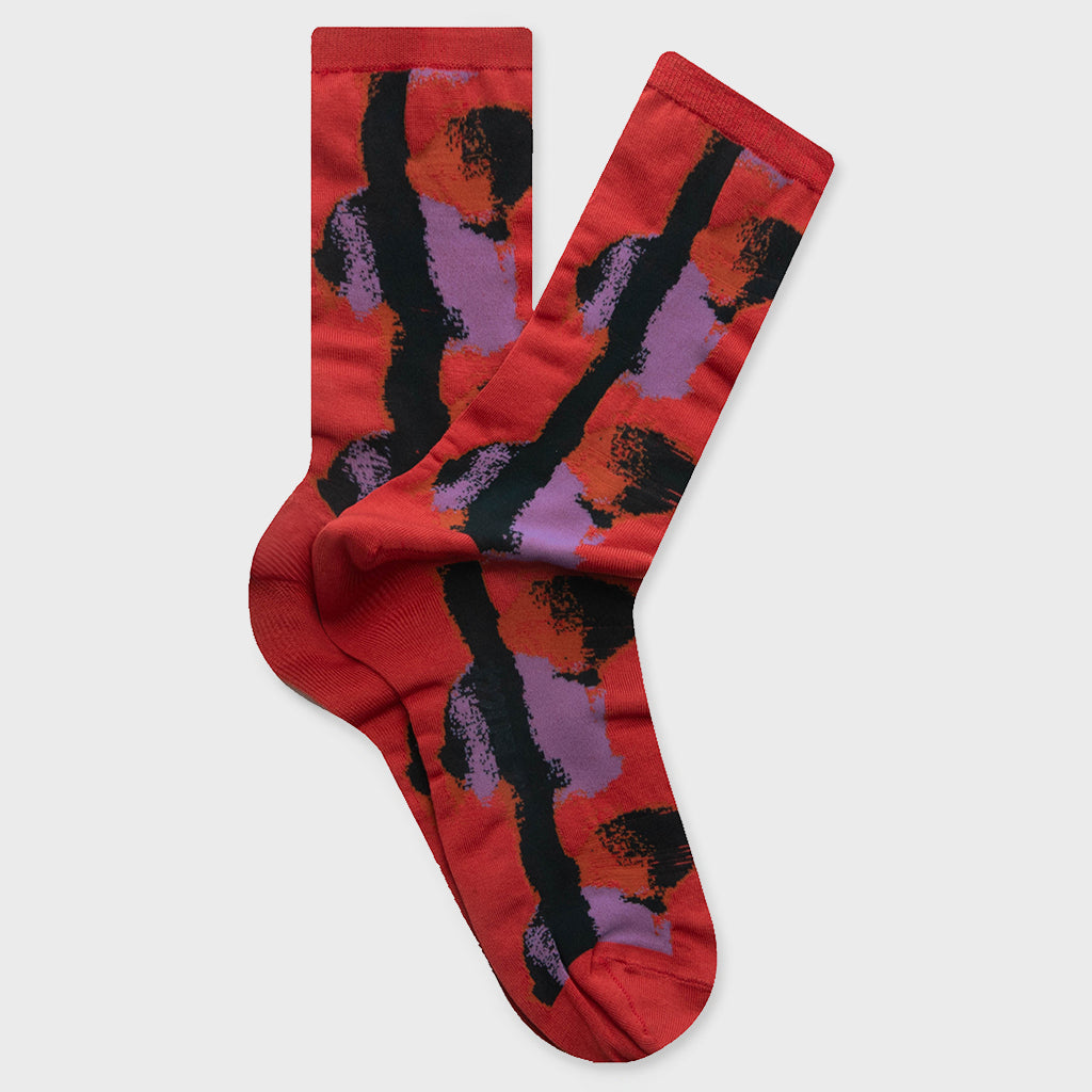 Dawn Socks - Red
