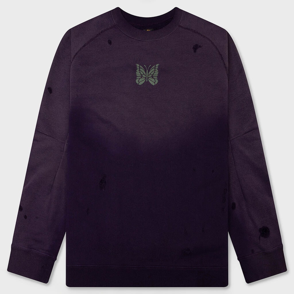 Deconstructed Sweatshirt - Purple