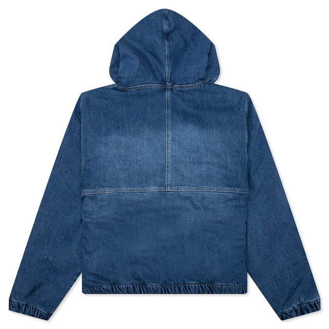 Denim Sherpa Work Jacket - Washed Blue – Feature