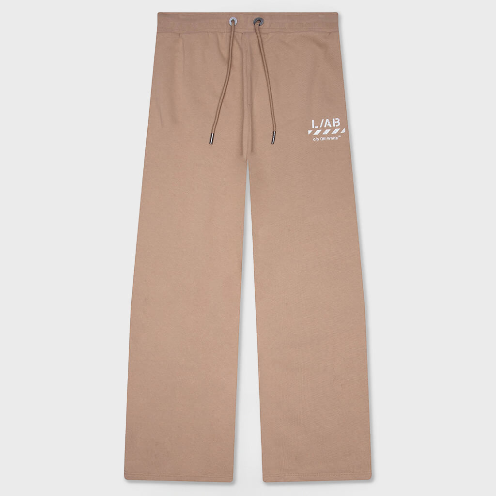 Core Diagonal Relaxed Sweatpants - Cornstalk
