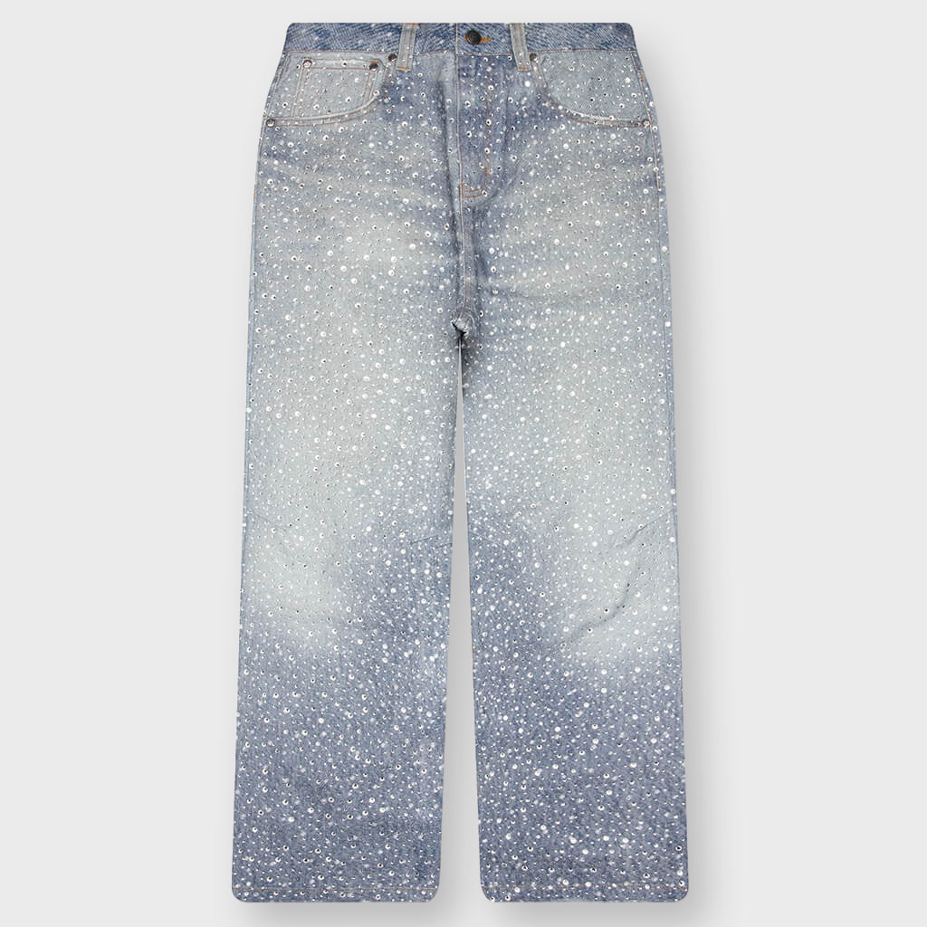 20K Swarovski Diamond Boro Jean - Blue