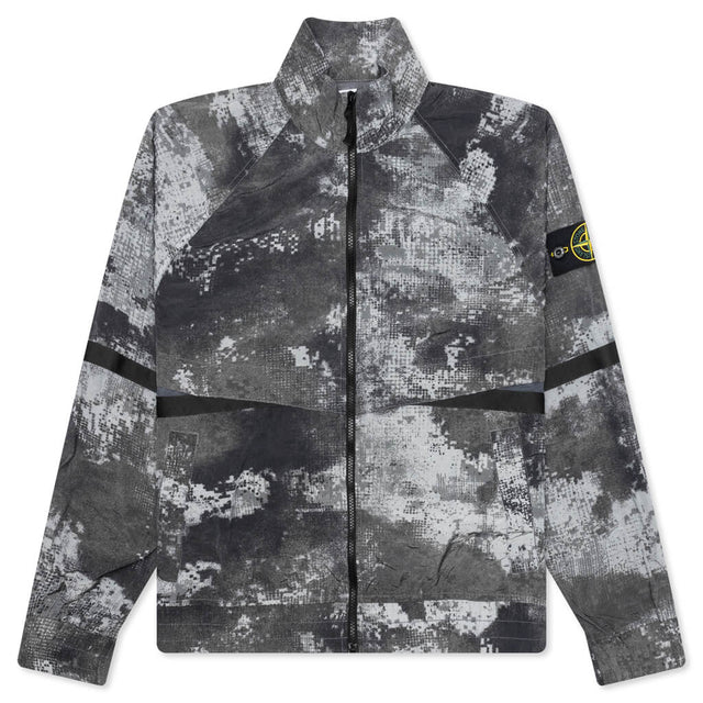 Dissolving Grid Camo Jacket - Grey – Feature