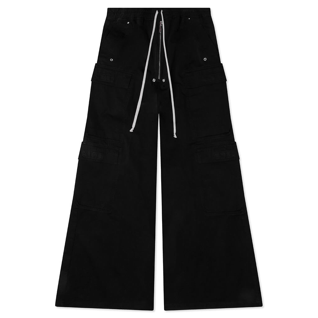 Double Cargo Jumbo Belas Pants - Black – Feature
