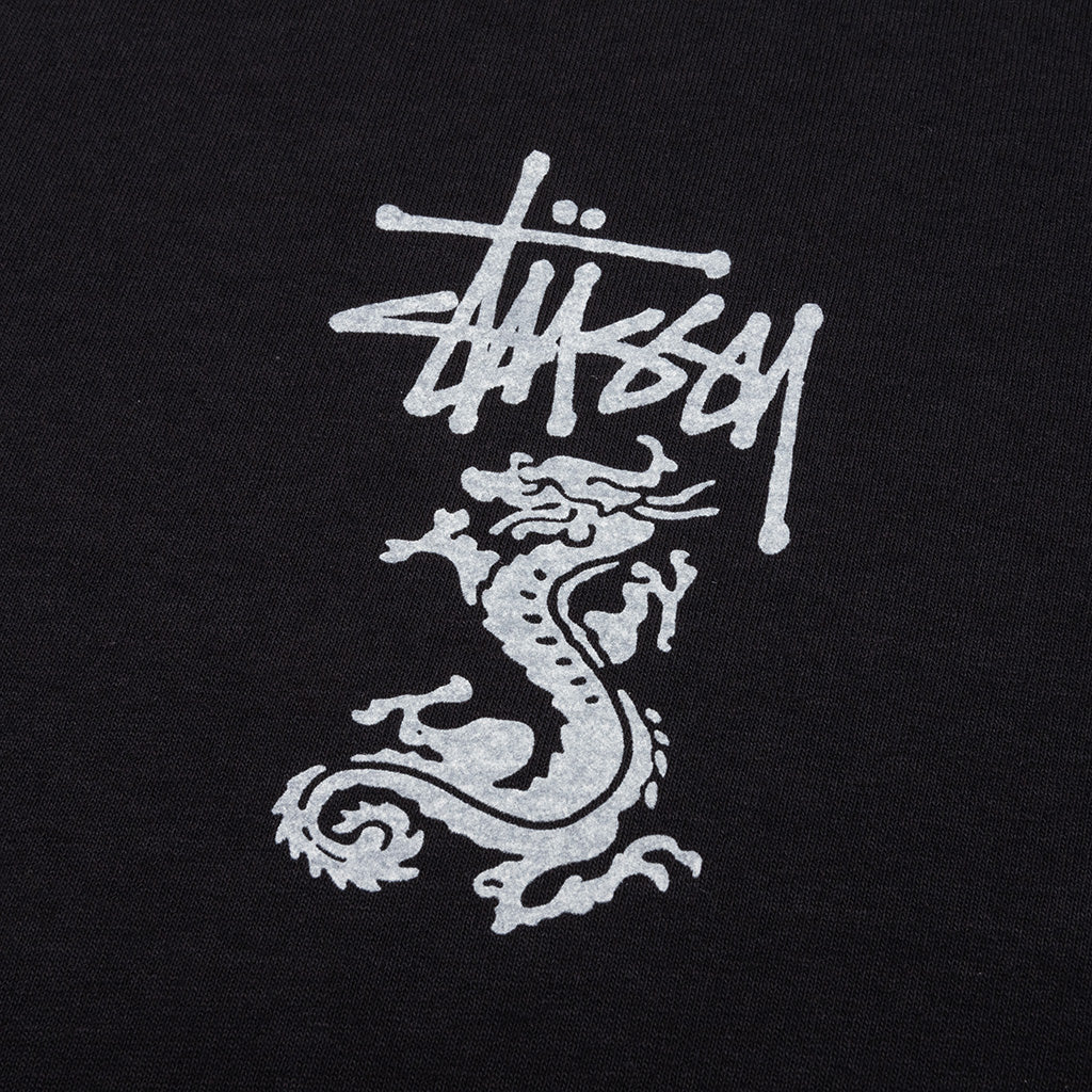 Double Dragon Pigment Dyed Tee - Black – Feature