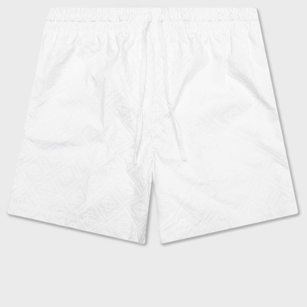 Drawstring Shorts - White