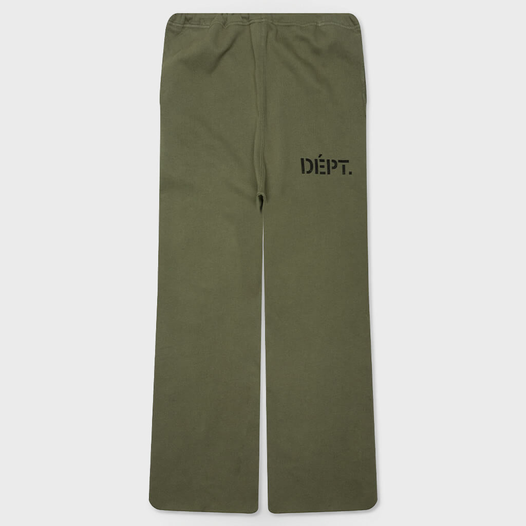 Drop Crotch Sweatpants - Olive