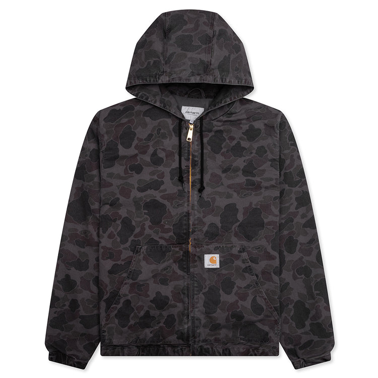 Duck Active Jacket Garment Dyed - Camo Duck Green/Graphite – Feature