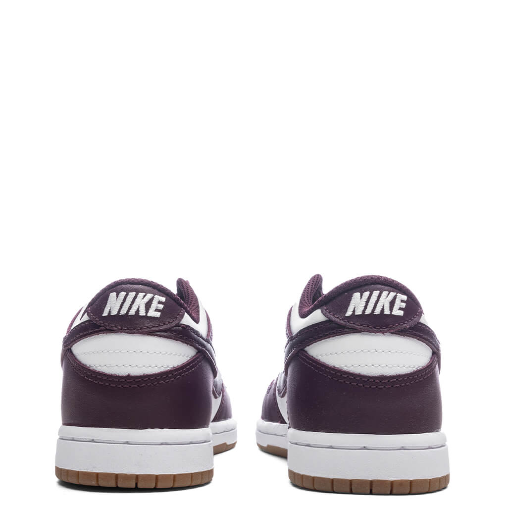 Dunk Low BP (PS) - White/Burgundy Crush/Gum Light Brown