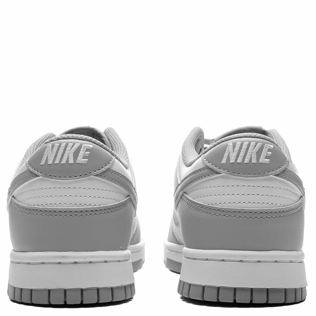dunk white and grey