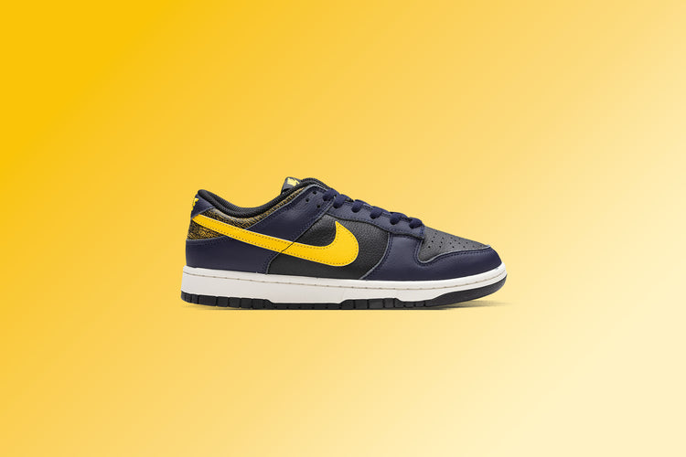 Dunk Low Retro Vintage 'Michigan' Black/Tour Yellow/Midnight Navy