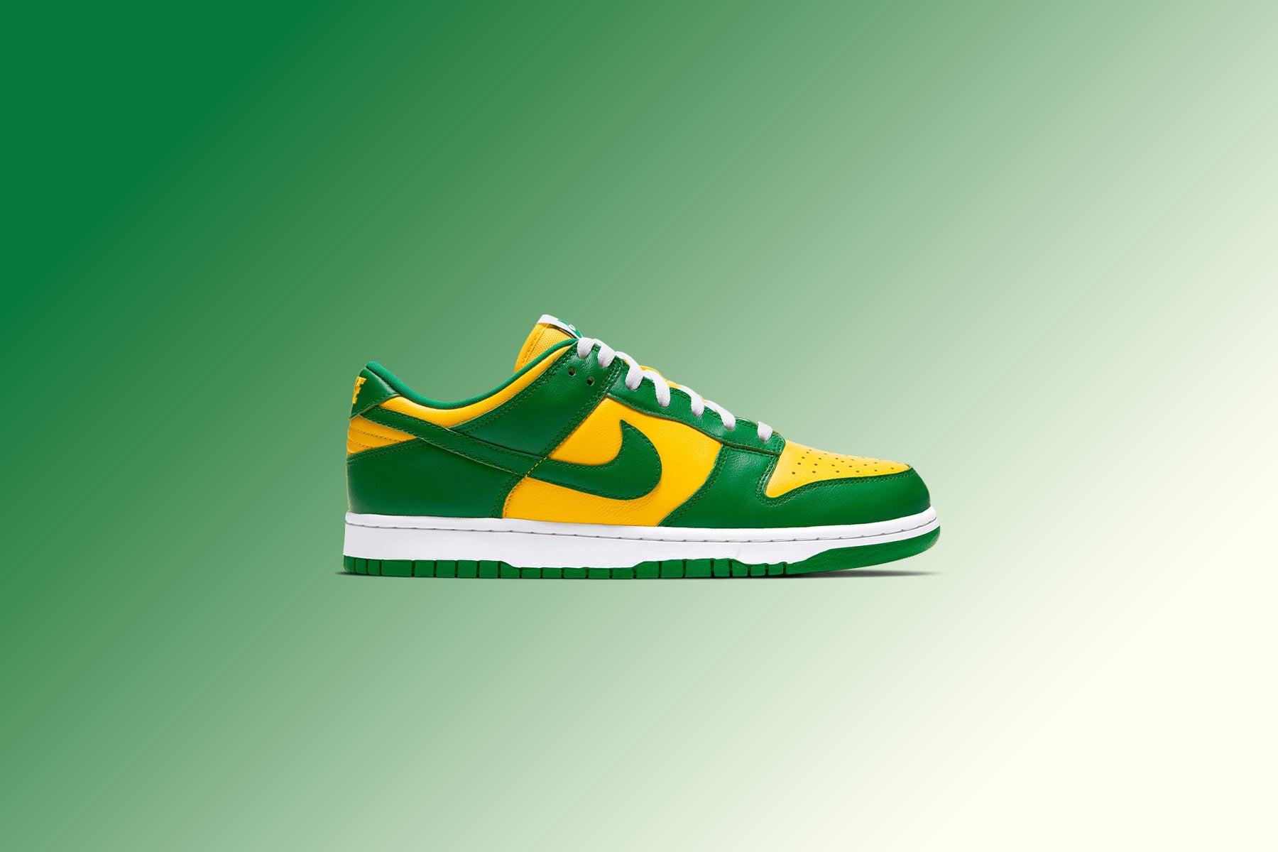 Dunk Low SP Brazil - Varsity Maize/Pine Green – Feature