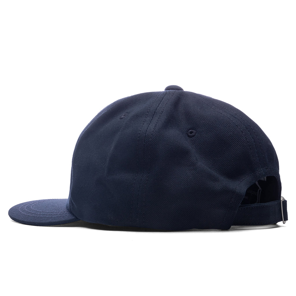 帽子 NAVY COMME des GARCONS HOMME LOGO CAP Embroidered Logo Cap - Navy – Feature
