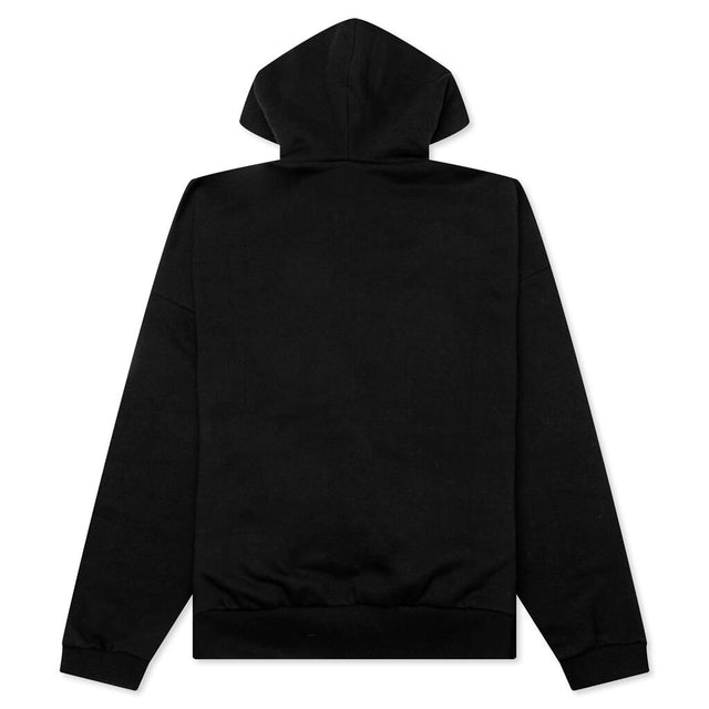 Essential Hoodie Jet Black Feature