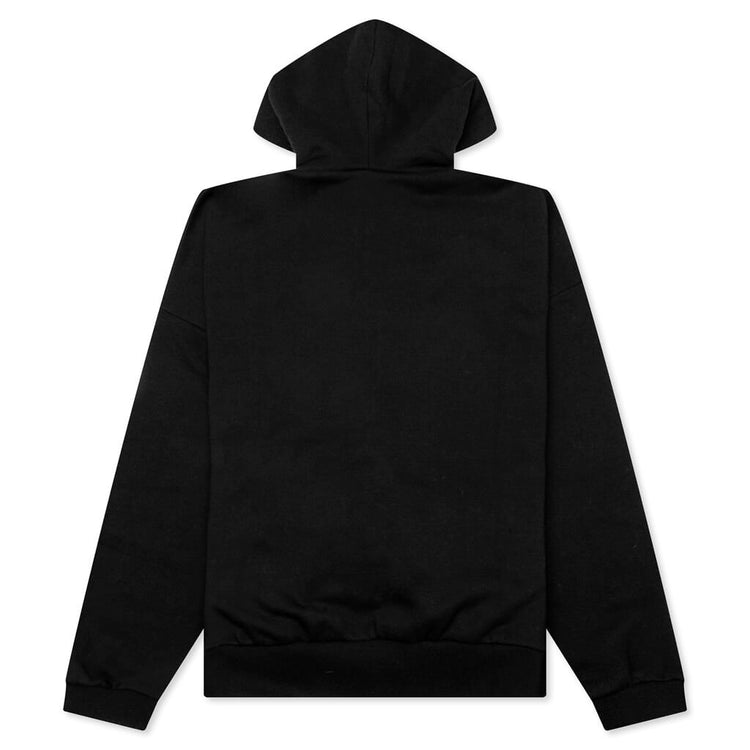Essential Hoodie Jet Black Feature