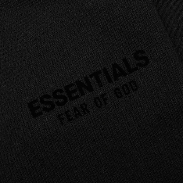 Fear of God Essentials Jet Black Sweatpants V2 – Soles District