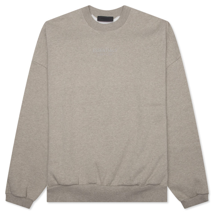 Essentials Crewneck - Core Heather - Fear of God Essentials – Feature