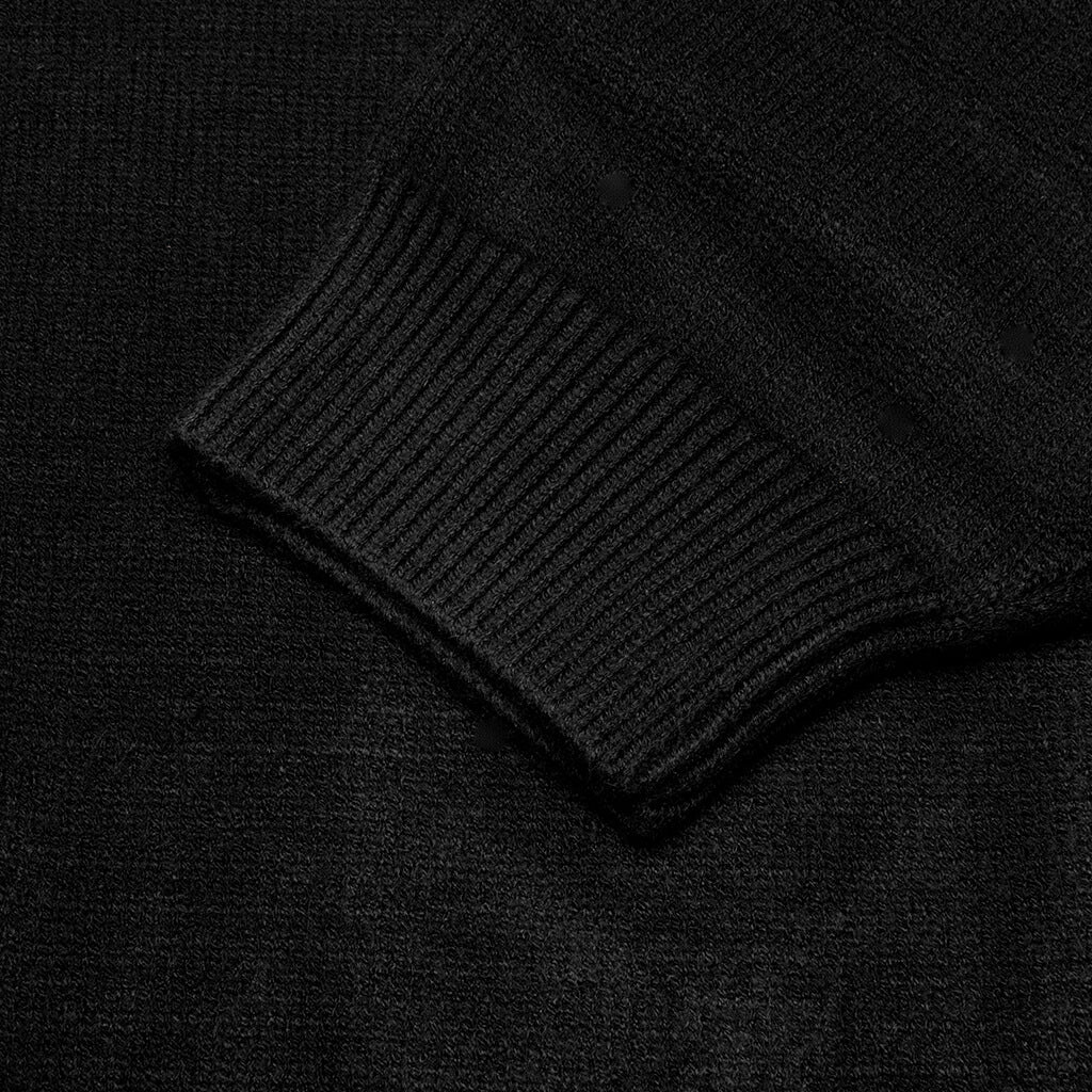Essentials Knit Polo - Jet Black – Feature