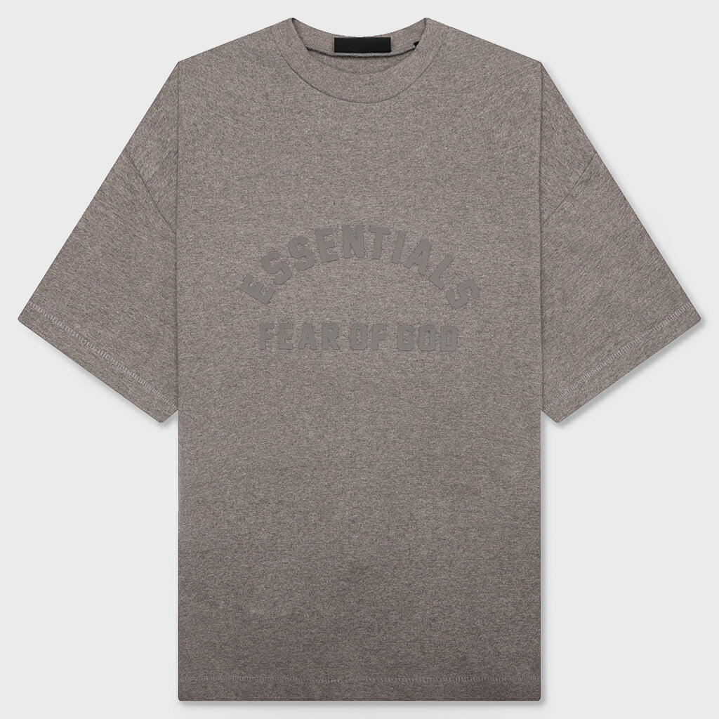 Essentials Heavy S/S Tee - Heather Grey
