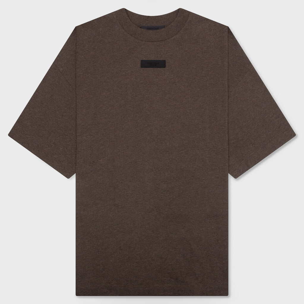 Essentials S/S Tee - Heather Wood