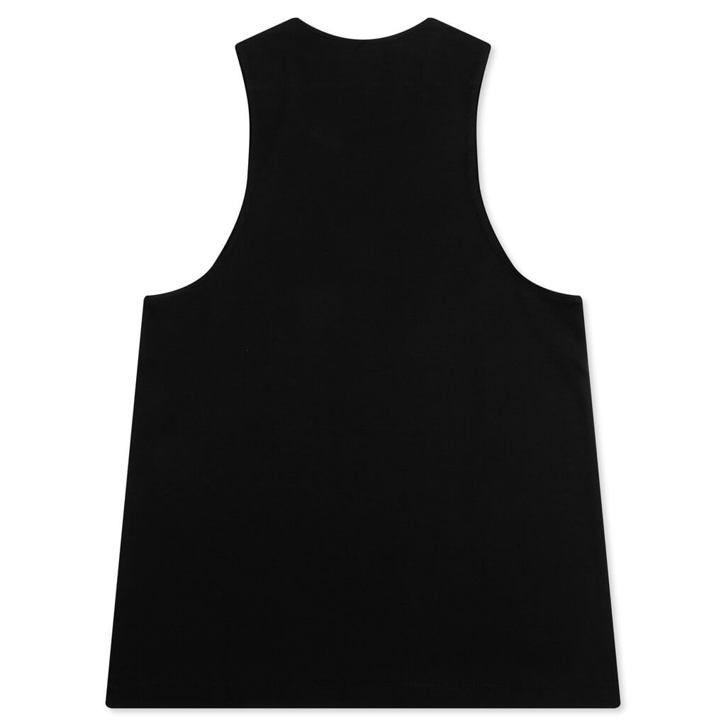 Essentials Ribbed Tank Top - Black – Feature