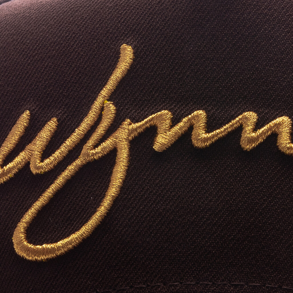 New Era 9FORTY Plaza A-Frame Snapback - Burnt Wood