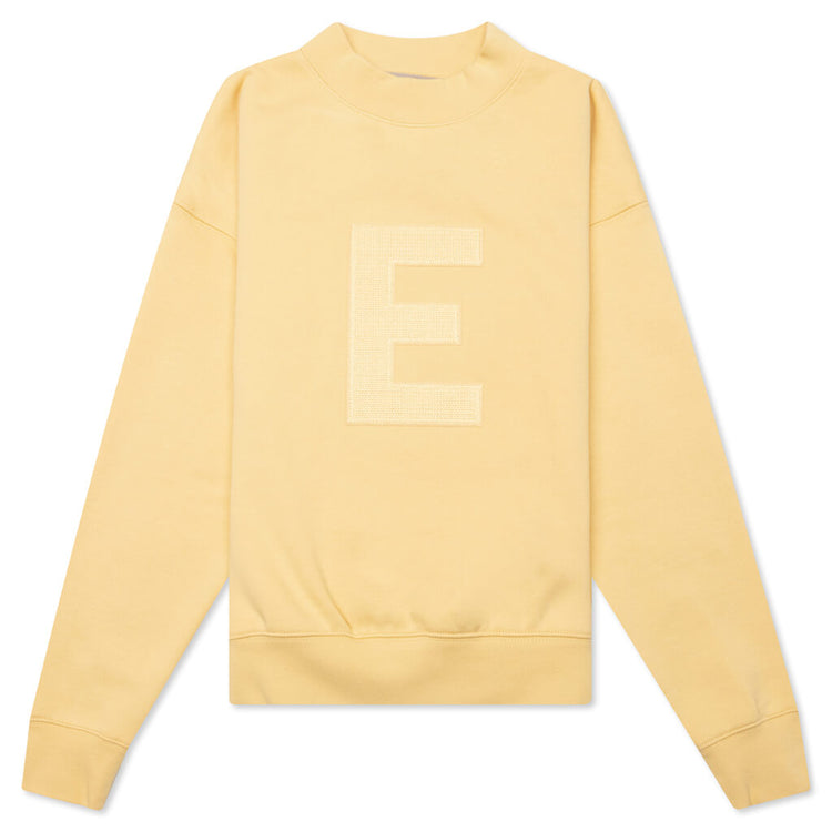 Kid's Essential Crewneck - Light Tuscan – Feature