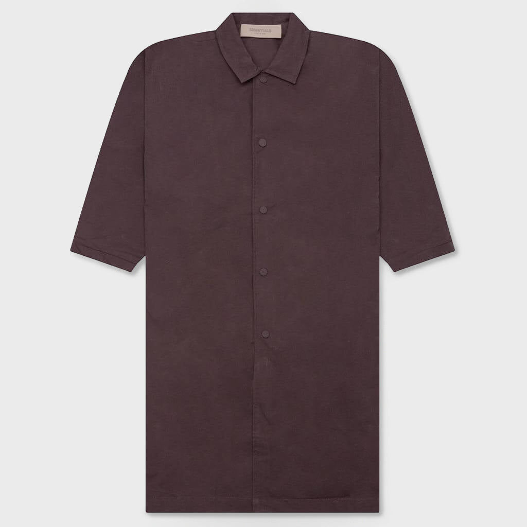 Kid's Long Coat - Plum