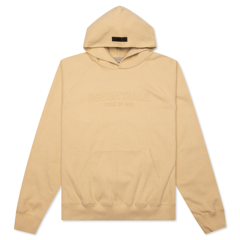 Essentials Raglan Waffle Raglan Hoodie - Sand – Feature