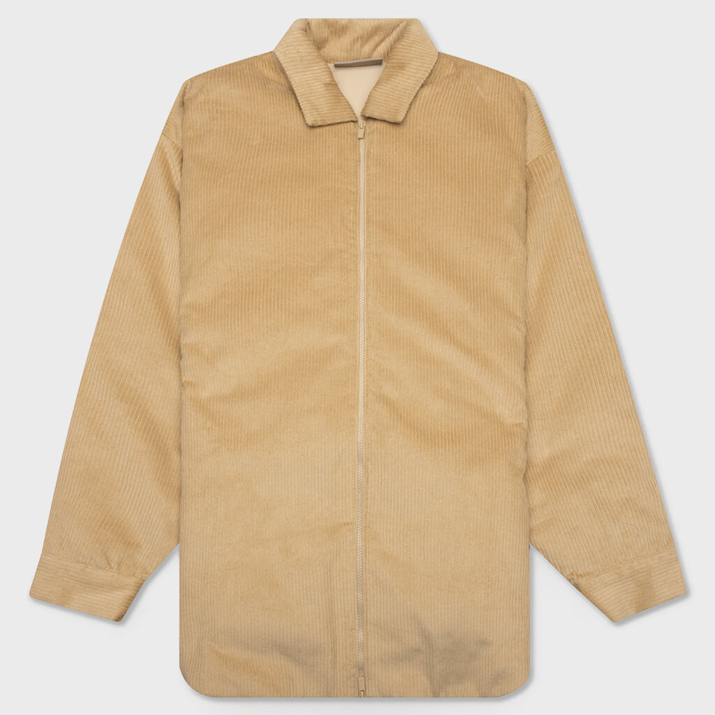 Corduroy Shirt Jacket - Sand