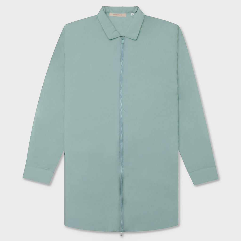 Nylon Filled Shirt Jacket - Sycamore