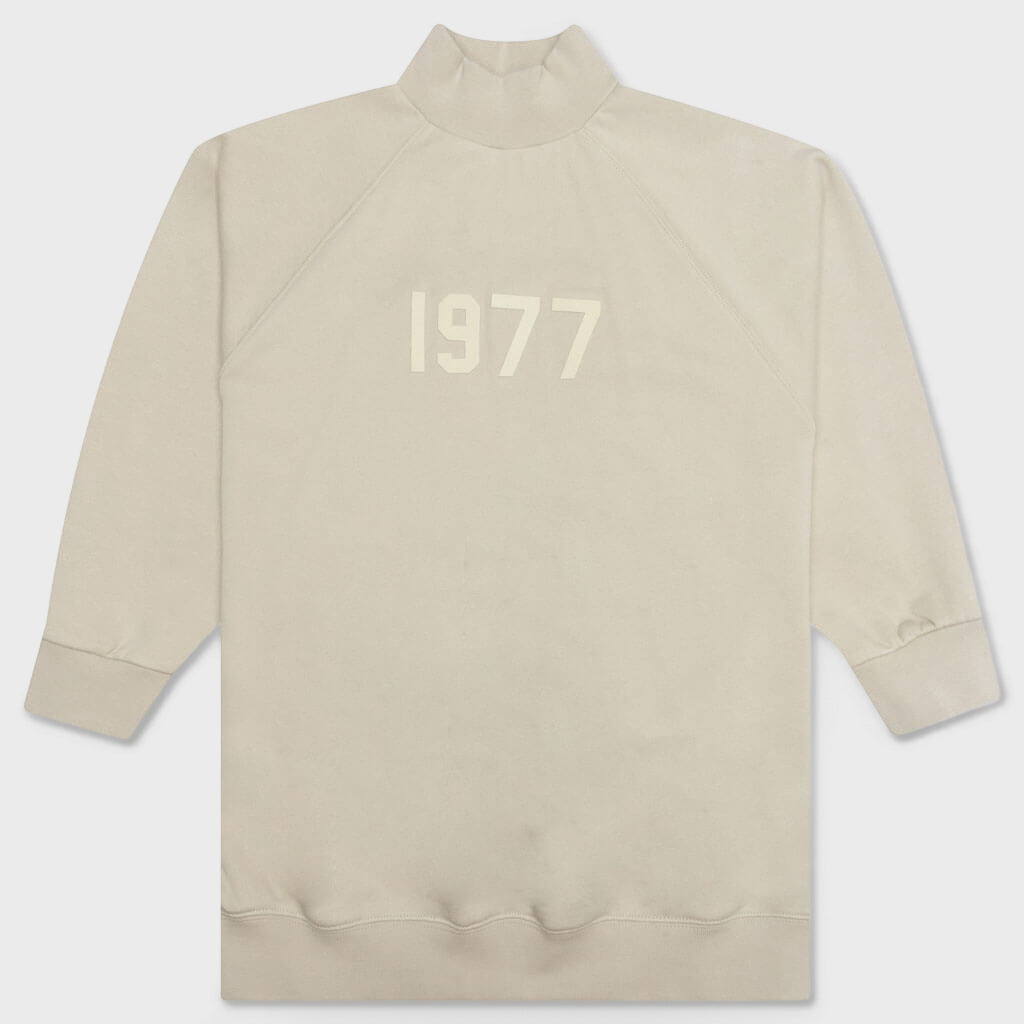 Essentials Women's 3/4 Sleeve Mockneck - Wheat