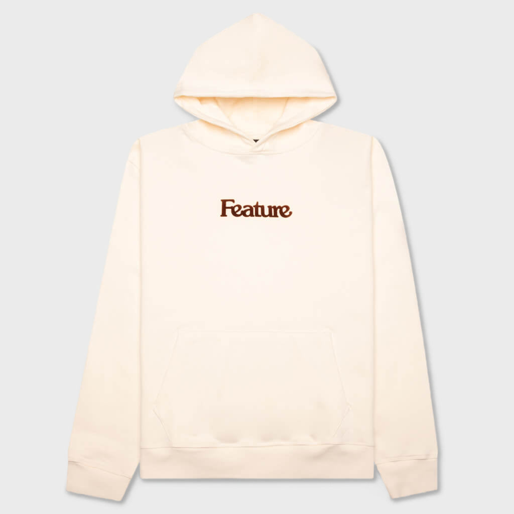 Academy Hoodie - Cannoli Cream/Gold Flame